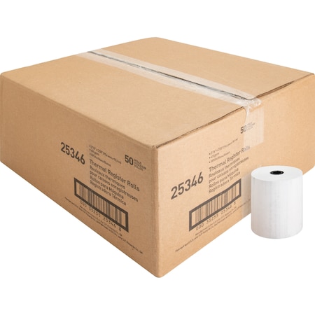 Business Source Thermal Print Thermal Paper 3 1/8" x 230 ft, PK50 25346